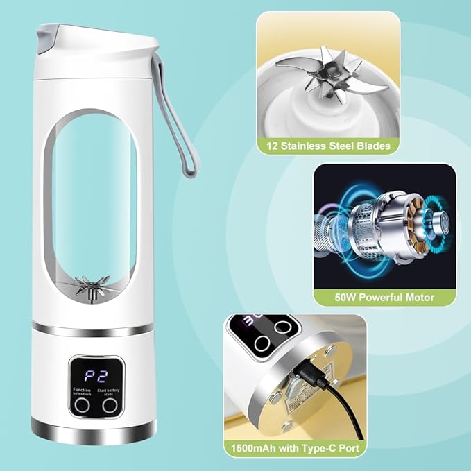 Rechargeable Portable Juicer & Blender
