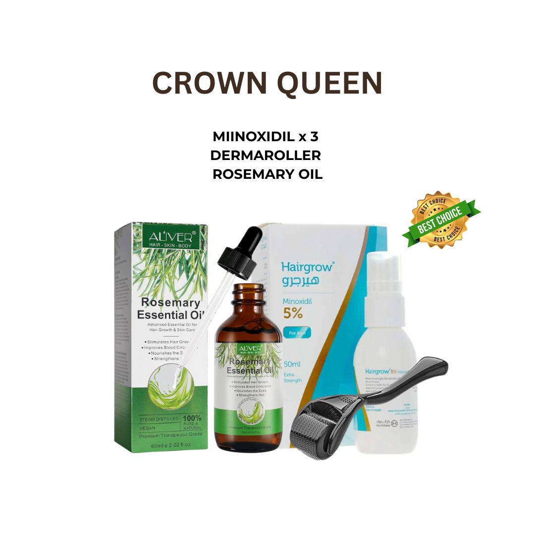 Hair Growth Bundle for Women with Thinning Hair, receding Hair Line and Edges, Traction and Androgenetic Alopecia