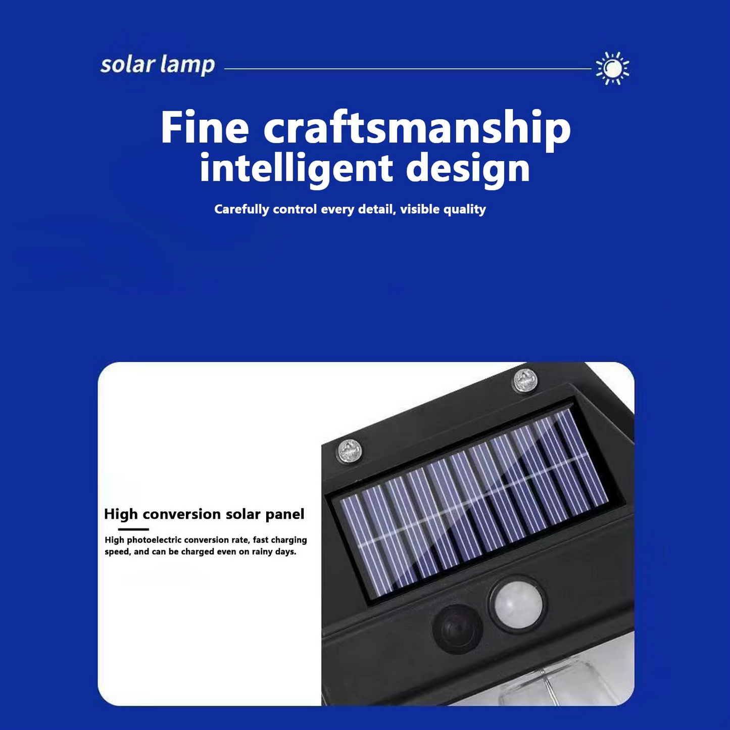 Outdoor Solar Wall Light Waterproof Tungsten Induction Home Garden Wall Light Villa Lighting Night Lights