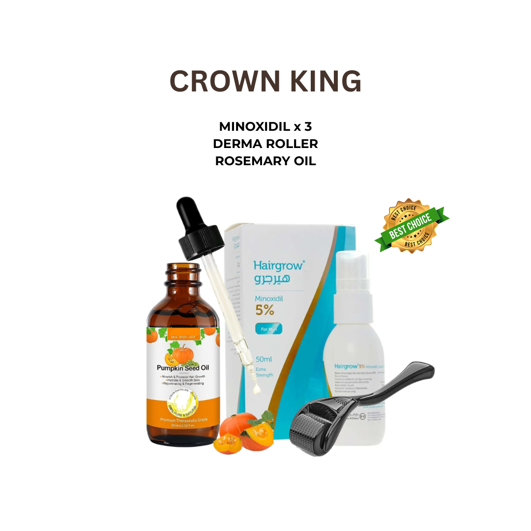 Hair Regrowth Bundle for Men with Hair Loss, Receding Hairline, and Bald spots