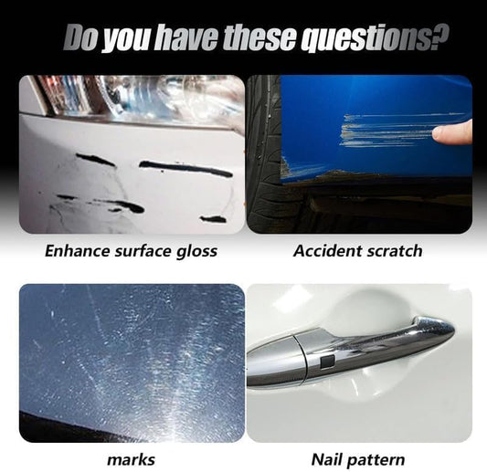 Premium Scratch Remover Kit with Wipe & Sponge for Vehicles for Deep Scratches