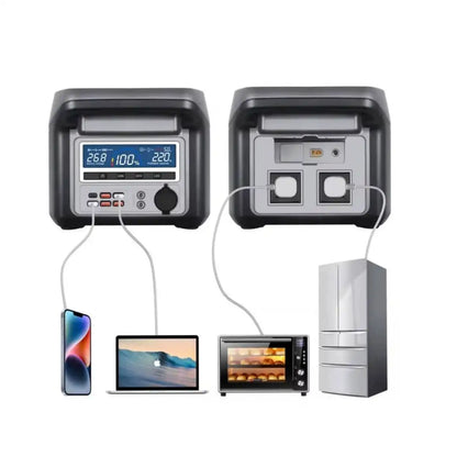 Lc Star 2000W Portable Power Station For Emergencies, Outdoors, Power Backup, Remote Areas(Solar Panel not included)