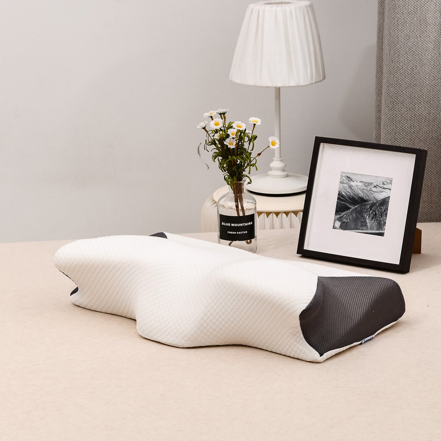 Orthopedic Cooling Pillow for Neck Pain Relief | Memory Foam Sleep Support