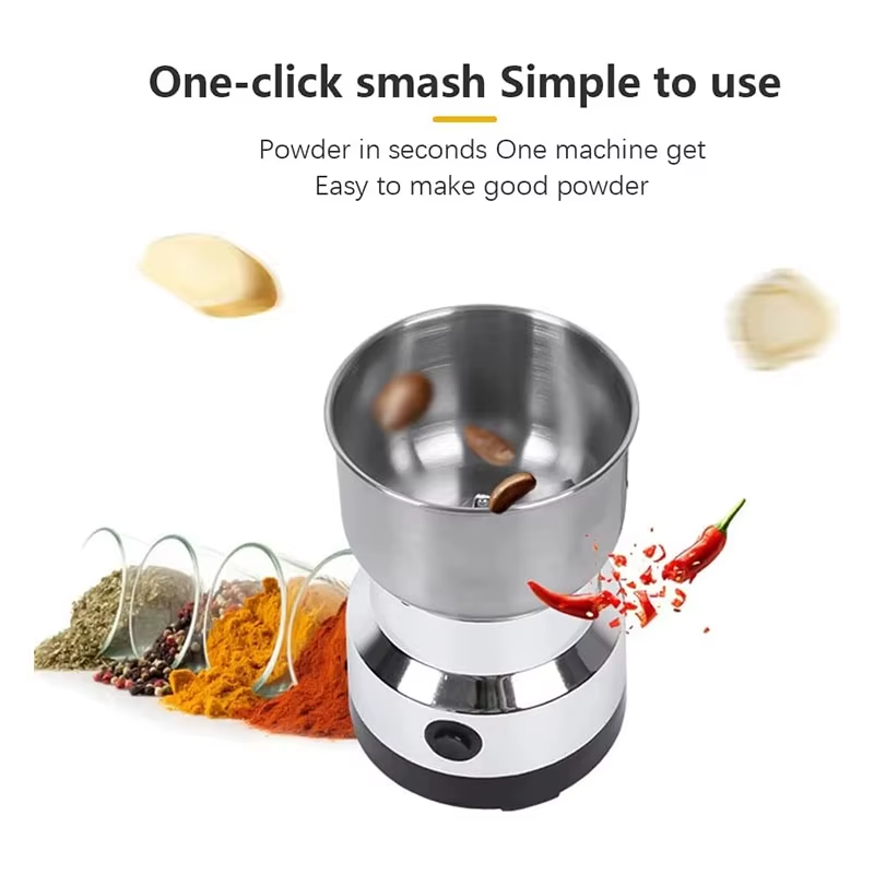 Kitchen Multifunctional Grinder for Coffee, Grains, Nuts, Spices, Beans