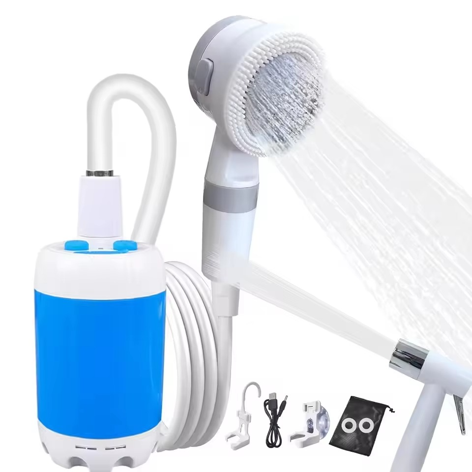 Portable Rechargeable Shower For Outdoors, Travel, Camping