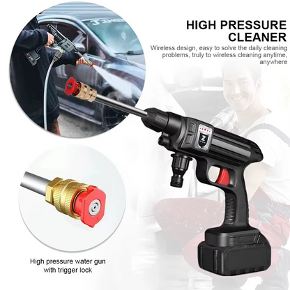 Multifunctional Car Washer Rechargeable Car Wash Machine for Vehicle, Home Cleaning & Watering