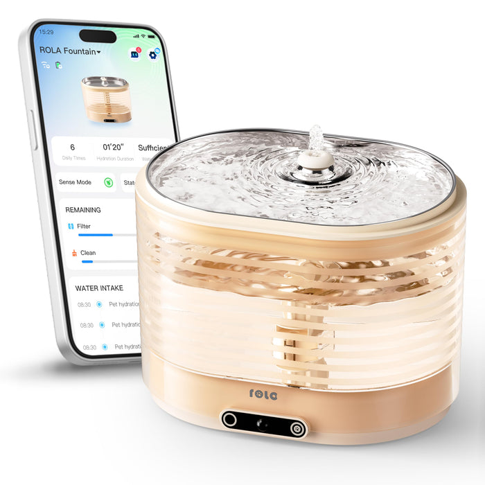 Smart Pet Water Fountain | WiFi App Control Cat Dog Hydration Dispenser