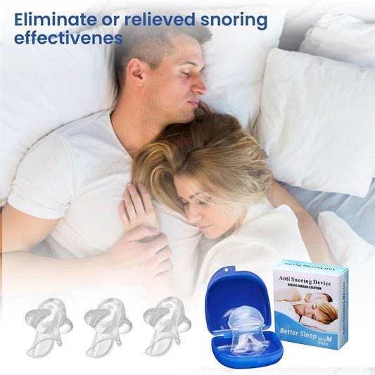 Anti-snoring Tongue Retainer For Mouth Snorers