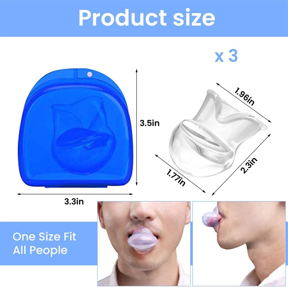 Anti-snoring Tongue Retainer For Mouth Snorers