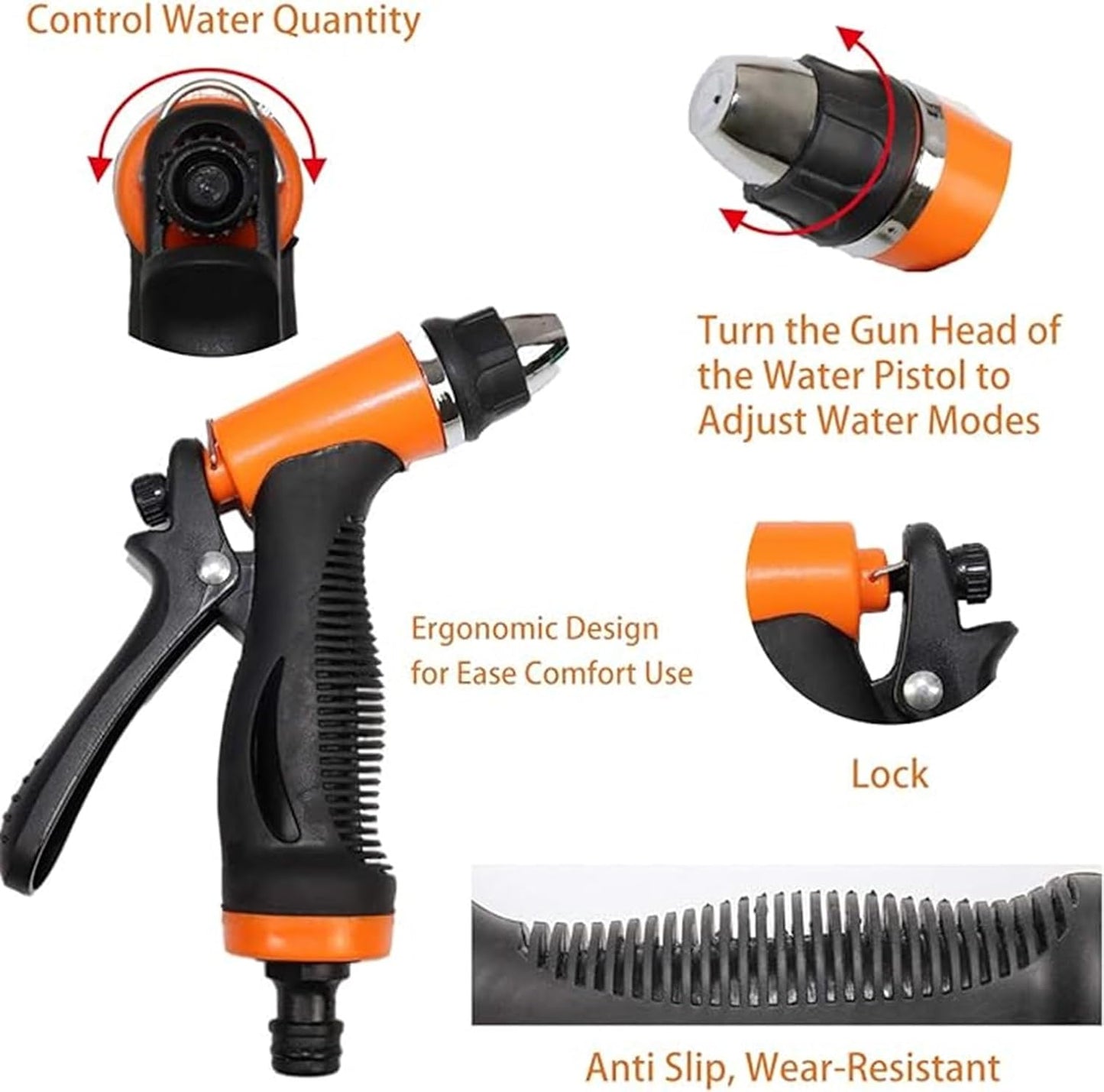 Car Washer Pump, Car Washing Machine, High-Pressure Water Sprayer, Electric Water Transfer Pump, Portable High Pressure Self-Priming Quick Car Wash Pump Washer Kit for Car Truck Home Use