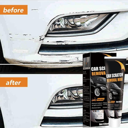 Car Scratch Repair Paste, Car Scratch Remover, Car Scratch Repair Paste Polishing Wax, Premium Scratch Remover Kit with Wipe & Sponge for Vehicles for Deep Scratches